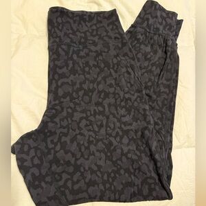 Lululemon Black Patterned Align Joggers